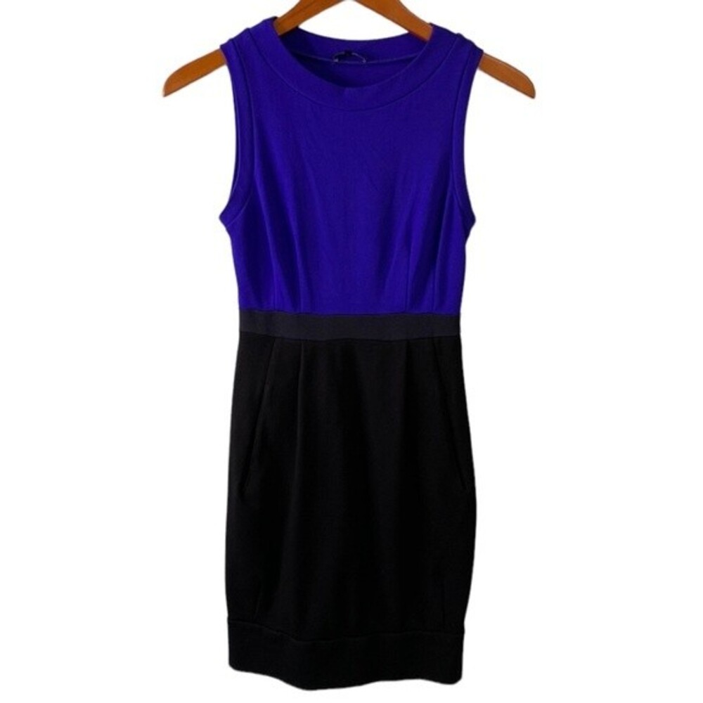 Theory Whitika Color Block Sleeveless Sheath Dres… - image 2